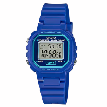 Casio General LA-20WH-2A Digital Blue Resin Band Kids Watch